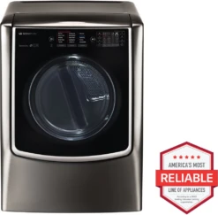 LG Signature 9.0 Cu. Ft. Black Stainless Steel Front Load Electric Dryer -Samsung LG Store 46c6cda8 109a 4cf8 8246 315b75b4db30