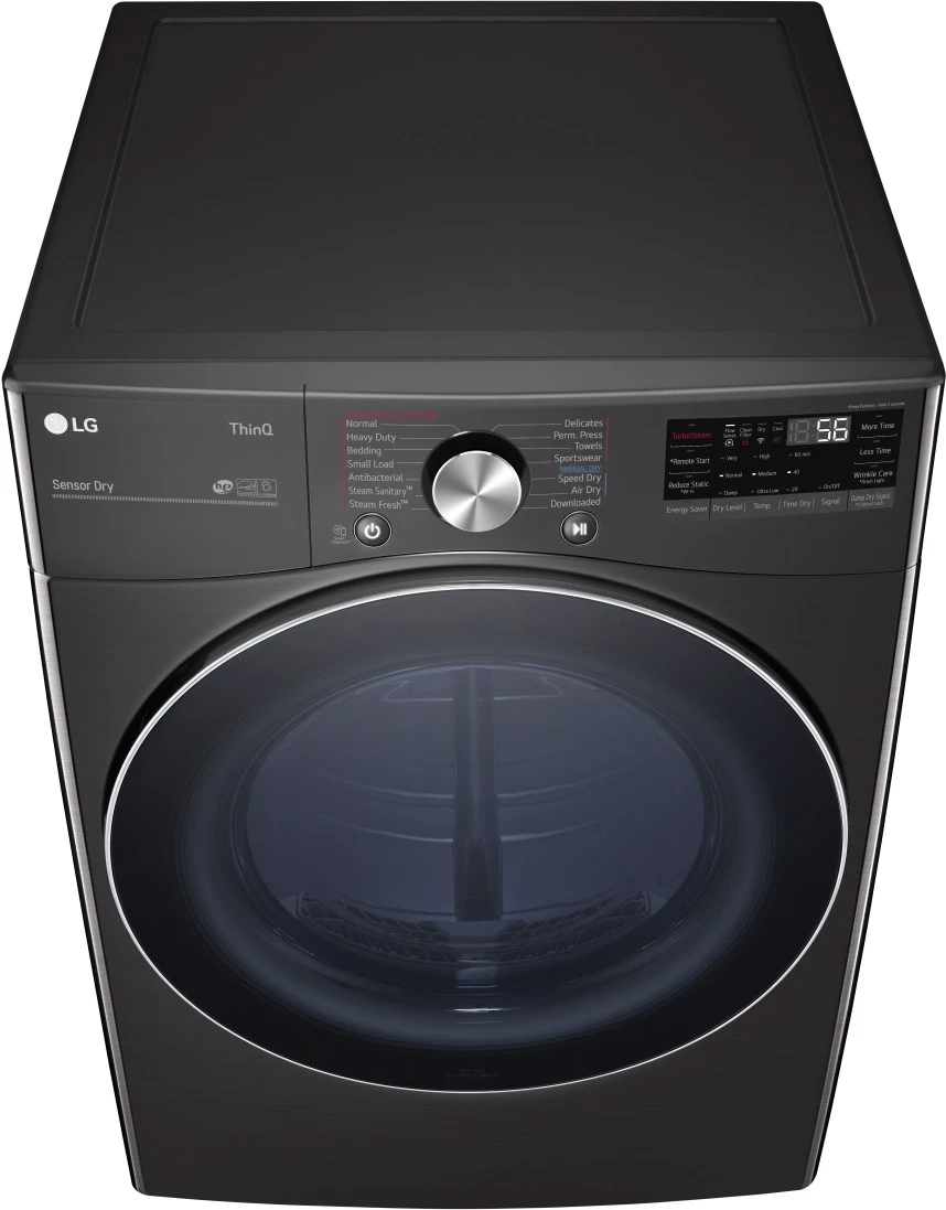 Open Box **Scratch And Dent** LG 7.4 Cu. Ft. Black Steel Front Load Gas Dryer 11 Open Box **Scratch And Dent** LG 7.4 Cu. Ft. Black Steel Front Load Gas Dryer - Image 9
