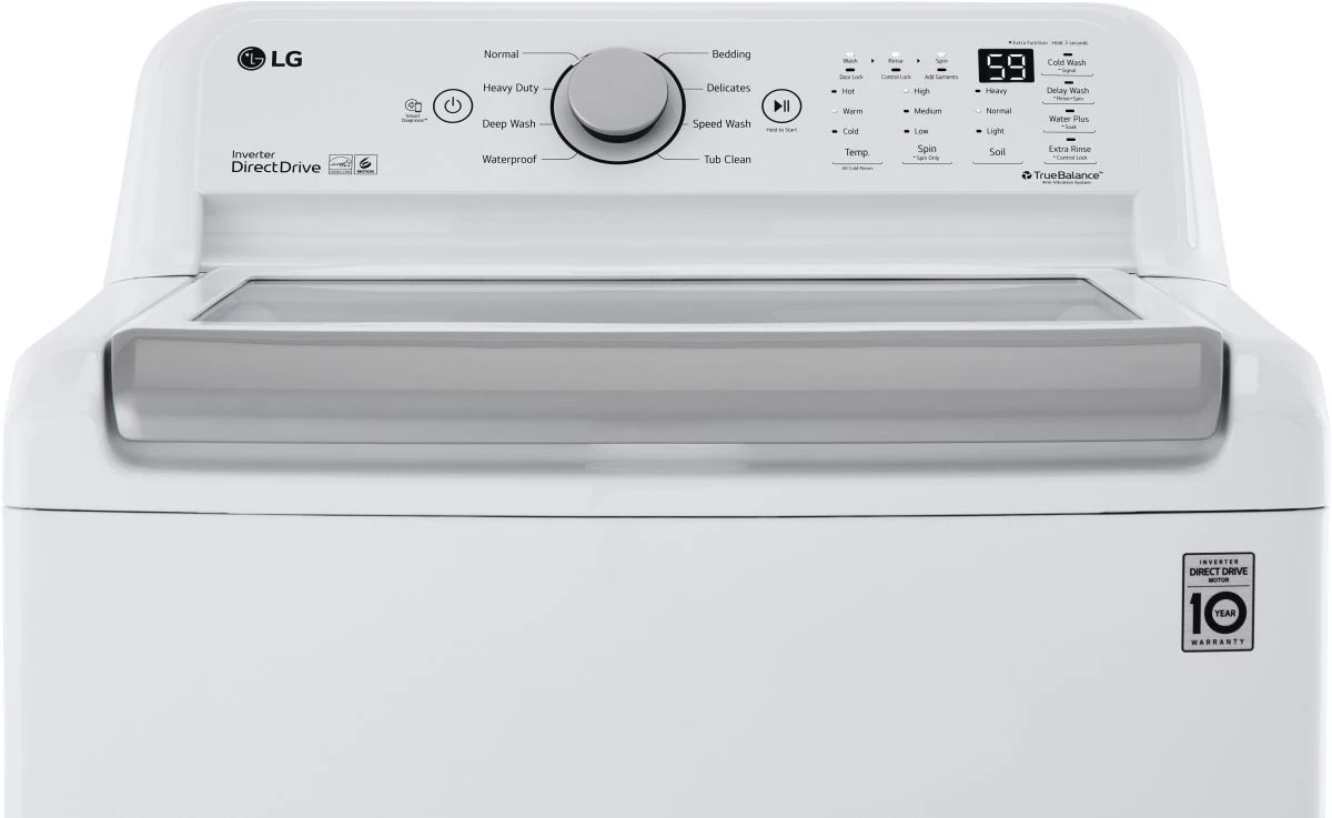 LG 5.0 Cu. Ft. White Top Load Washer 6 LG 5.0 Cu. Ft. White Top Load Washer - Image 4