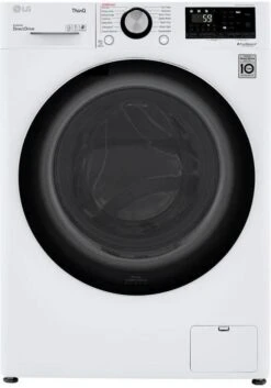 LG 2.4 Cu. Ft. White Front Load Washer Dryer Combo