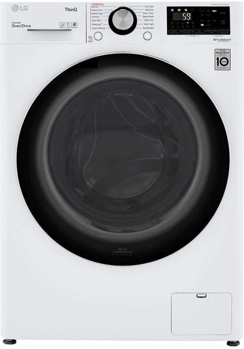 LG 2.4 Cu. Ft. White Front Load Washer Dryer Combo 3 LG 2.4 Cu. Ft. White Front Load Washer Dryer Combo