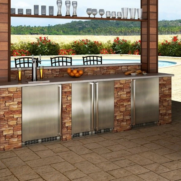 Marvel 5.3 Cu. Ft. Stainless Steel Outdoor Under Counter Refrigerator 6 Marvel 5.3 Cu. Ft. Stainless Steel Outdoor Under Counter Refrigerator - Image 4