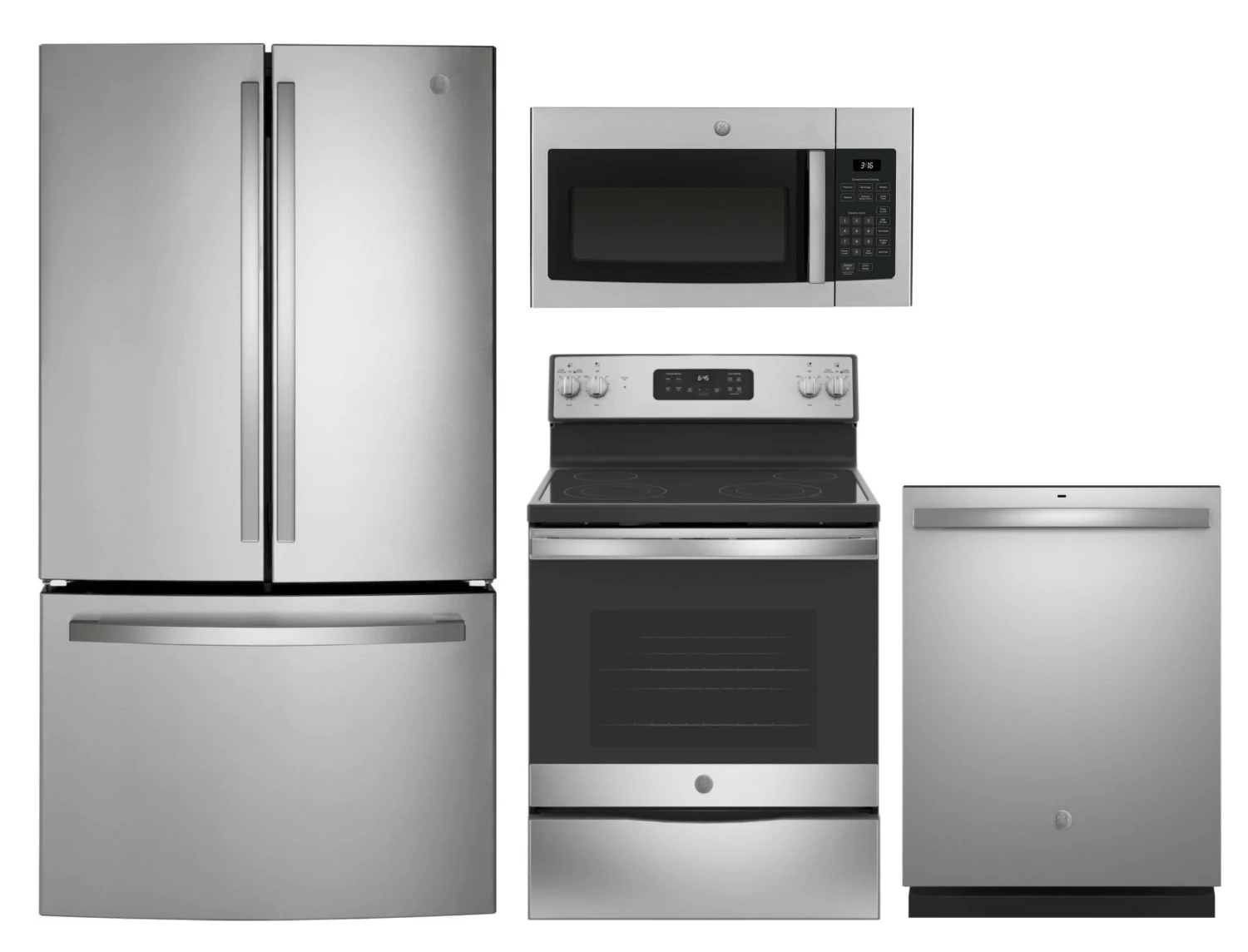 GE Kitchen 4 Piece Package 308 3 GE Kitchen 4 Piece Package 308