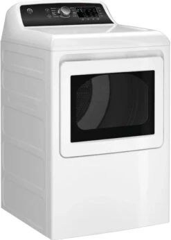 GE® 7.4 Cu. Ft. White Front Load Electric Dryer -Samsung LG Store 53f93b93 4c18 4296 880c 7a4e4b00e84c