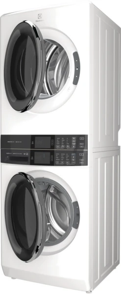 Electrolux 600 Series 4.5 Cu. Ft. Washer, 8.0 Cu. Ft. Electric Dryer White Stack Laundry -Samsung LG Store 558a032a d459 4cdf 8e01 3b9bb13d3d73