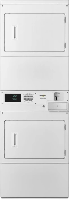 Whirlpool® Commercial 7.4 Cu. Ft. White Stack Dryer