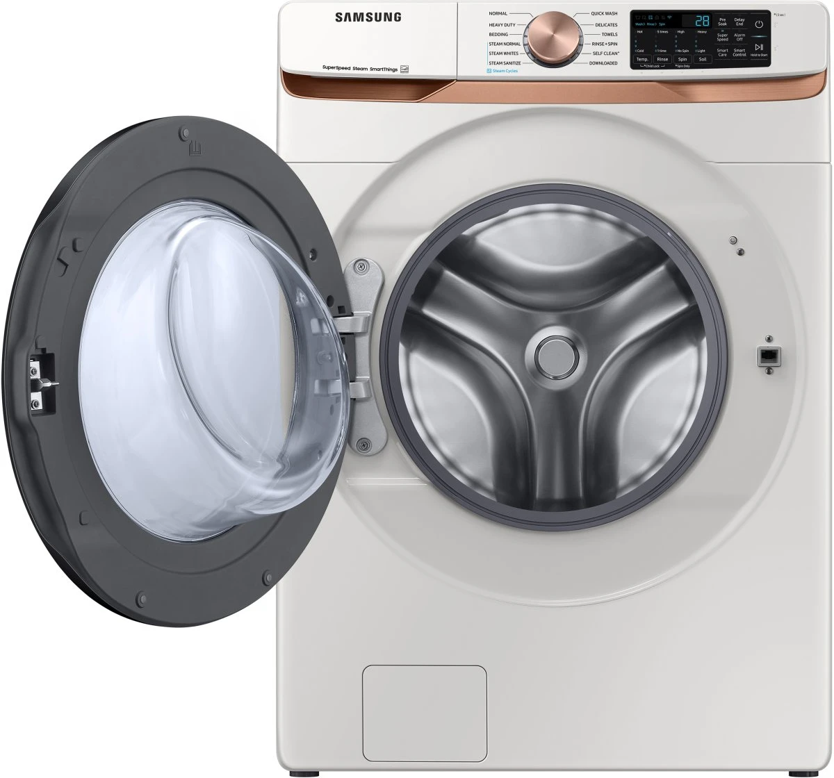 Samsung 8300 Series 5.0 Cu. Ft. Ivory Front Load Washer 4 Samsung 8300 Series 5.0 Cu. Ft. Ivory Front Load Washer - Image 2
