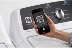 GE® 7.4 Cu. Ft. White Commercial Gas Dryer -Samsung LG Store 594a0bda 6d7e 461e 98cc 41c3e5884273