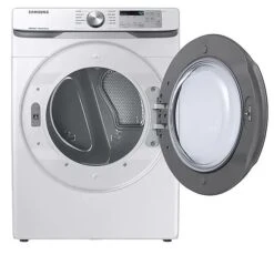 Open Box **Scratch And Dent** Samsung 7.5 Cu. Ft. White Front Load Electric Dryer -Samsung LG Store 5a6ff312 24b3 449d 8053 473f406c9145