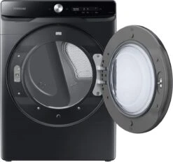 Open Box **Scratch And Dent** Samsung 7.5 Cu. Ft. Brushed Black Front Load Electric Dryer -Samsung LG Store 5a96a745 a604 48b2 a330 64e7df163746