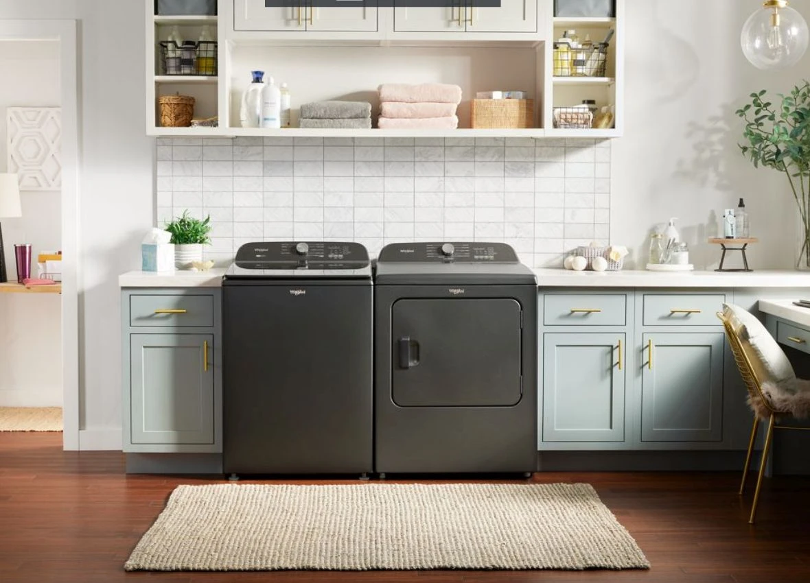 Whirlpool® 7.0 Cu. Ft. Volcano Black Front Load Electric Dryer 7 Whirlpool® 7.0 Cu. Ft. Volcano Black Front Load Electric Dryer - Image 5