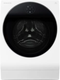 LG Signature 2.8 Cu. Ft. White Front Load Washer Dryer Combo