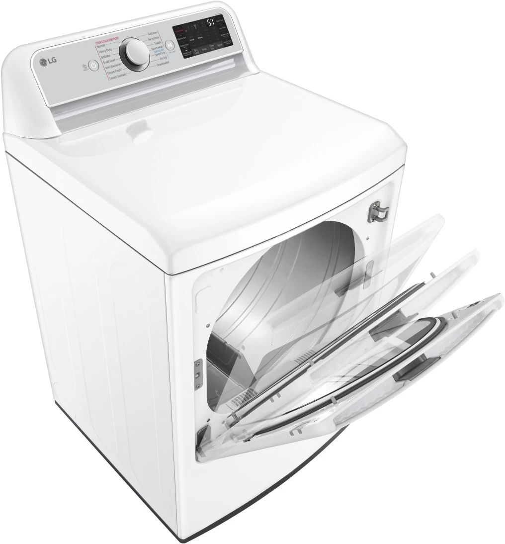 Open Box **Scratch And Dent** LG 7.3 Cu. Ft. White Gas Dryer 7 Open Box **Scratch And Dent** LG 7.3 Cu. Ft. White Gas Dryer - Image 5