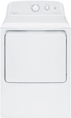 Hotpoint® 6.2 Cu. Ft. White Gas Dryer