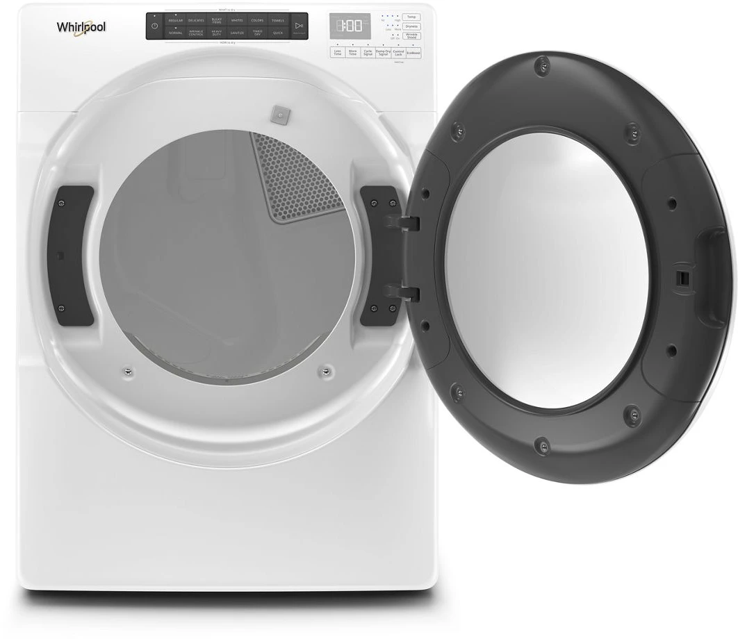 Open Box **Scratch And Dent** Whirlpool® 7.4 Cu. Ft. White Front Load Electric Dryer 4 Open Box **Scratch And Dent** Whirlpool® 7.4 Cu. Ft. White Front Load Electric Dryer - Image 2