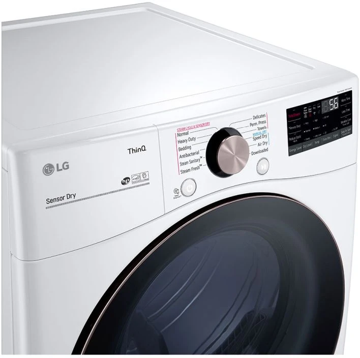 Open Box **Scratch And Dent** LG 7.4 Cu. Ft. White Front Load Gas Dryer 9 Open Box **Scratch And Dent** LG 7.4 Cu. Ft. White Front Load Gas Dryer - Image 7