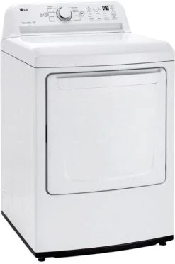 LG 7.3 Cu. Ft. White Front Load Gas Dryer -Samsung LG Store 61e98fd2 fe35 41fb 8826 a126b740619a