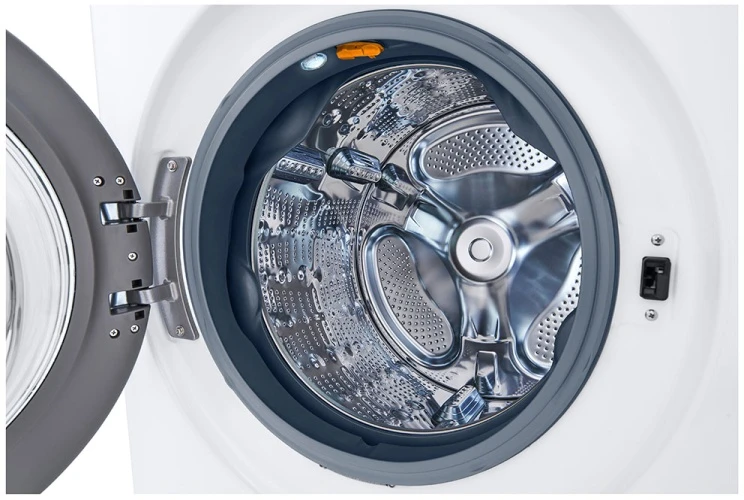 Open Box **Scratch And Dent** LG 4.5 Cu. Ft. Washer, 7.4 Cu. Ft. Electric Dryer White Front Load Stack Laundry 10 Open Box **Scratch And Dent** LG 4.5 Cu. Ft. Washer, 7.4 Cu. Ft. Electric Dryer White Front Load Stack Laundry - Image 8