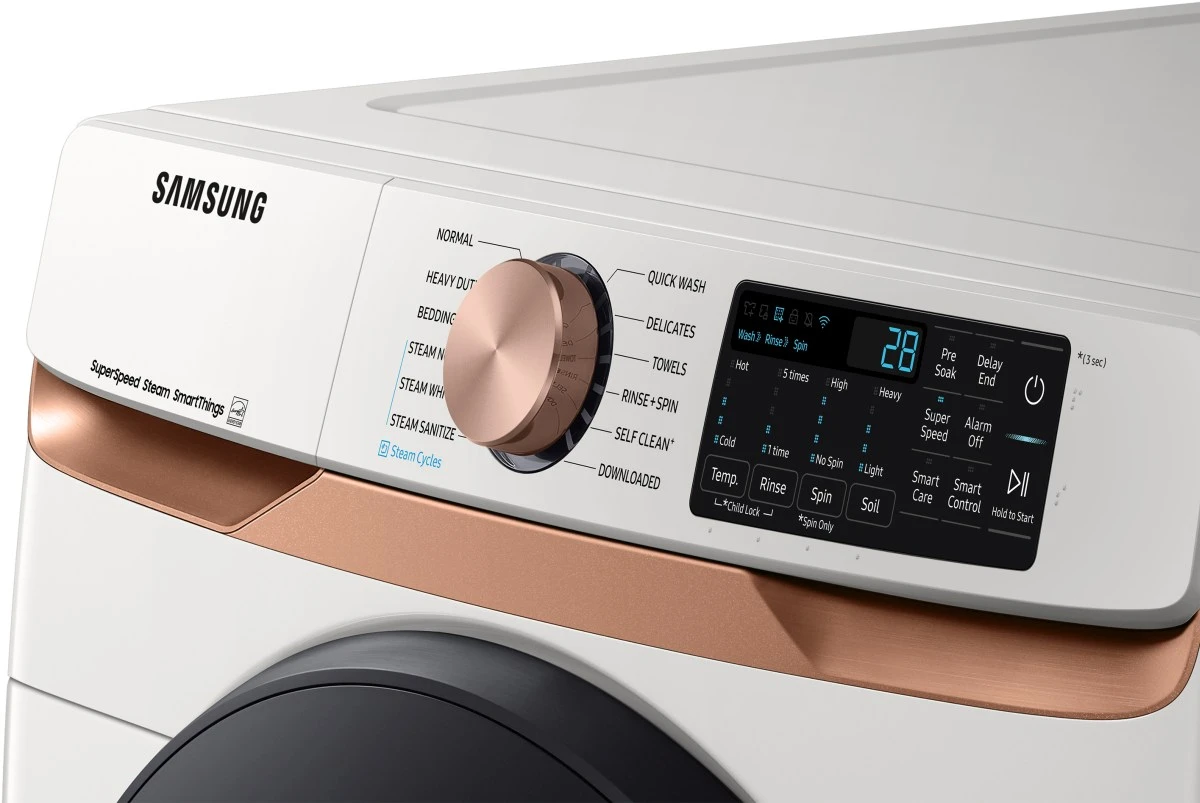 Samsung 8300 Series 5.0 Cu. Ft. Ivory Front Load Washer 8 Samsung 8300 Series 5.0 Cu. Ft. Ivory Front Load Washer - Image 6