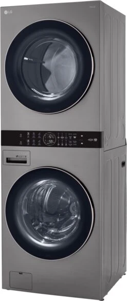 LG 4.5 Cu. Ft. Washer, 7.4 Cu. Ft. Electric Dryer Graphite Steel Front Load Stack Laundry 14 LG 4.5 Cu. Ft. Washer, 7.4 Cu. Ft. Electric Dryer Graphite Steel Front Load Stack Laundry -Samsung LG Store 6802700d 9a14 4906 ba18 b6029c2aed28
