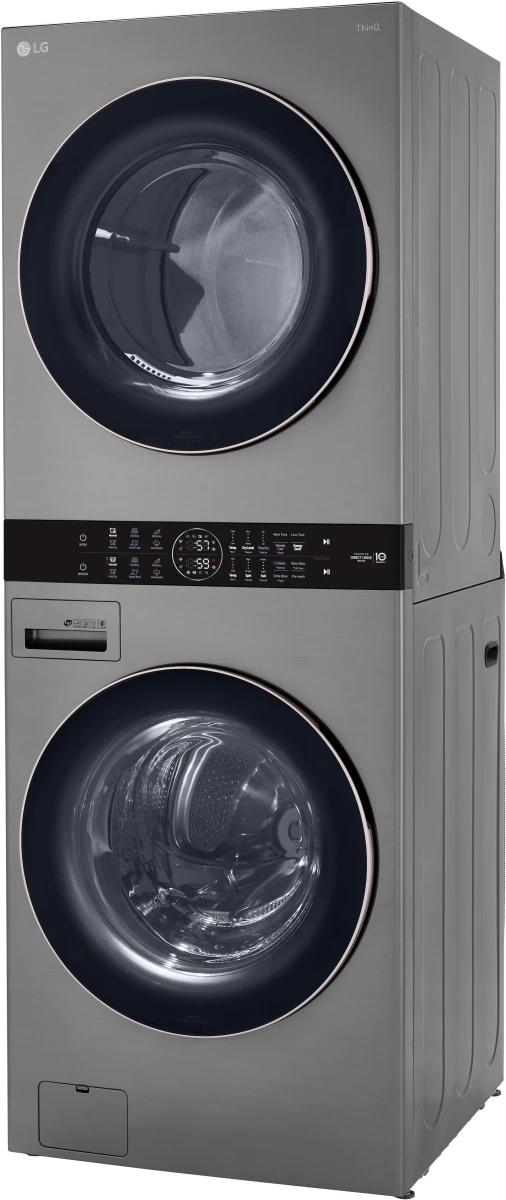 LG 4.5 Cu. Ft. Washer, 7.4 Cu. Ft. Electric Dryer Graphite Steel Front Load Stack Laundry 5 LG 4.5 Cu. Ft. Washer, 7.4 Cu. Ft. Electric Dryer Graphite Steel Front Load Stack Laundry - Image 3