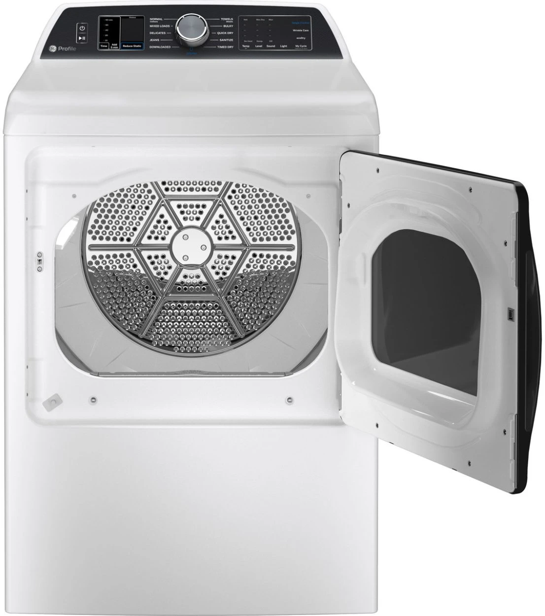 GE Profile™ 7.4 Cu. Ft. White Front Load Electric Dryer 5 GE Profile™ 7.4 Cu. Ft. White Front Load Electric Dryer - Image 3