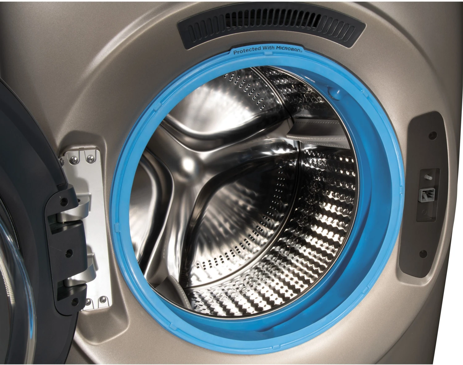 Open Box **Scratch And Dent** GE® 4.8 Cu. Ft. Satin Nickel Smart Front Load Washer 8 Open Box **Scratch And Dent** GE® 4.8 Cu. Ft. Satin Nickel Smart Front Load Washer - Image 6