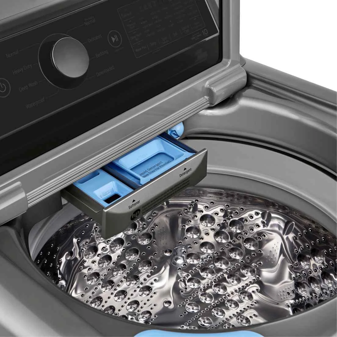 Open Box **Scratch And Dent** LG 5.5 Cu. Ft. Graphite Steel Top Load Washer 12 Open Box **Scratch And Dent** LG 5.5 Cu. Ft. Graphite Steel Top Load Washer - Image 10