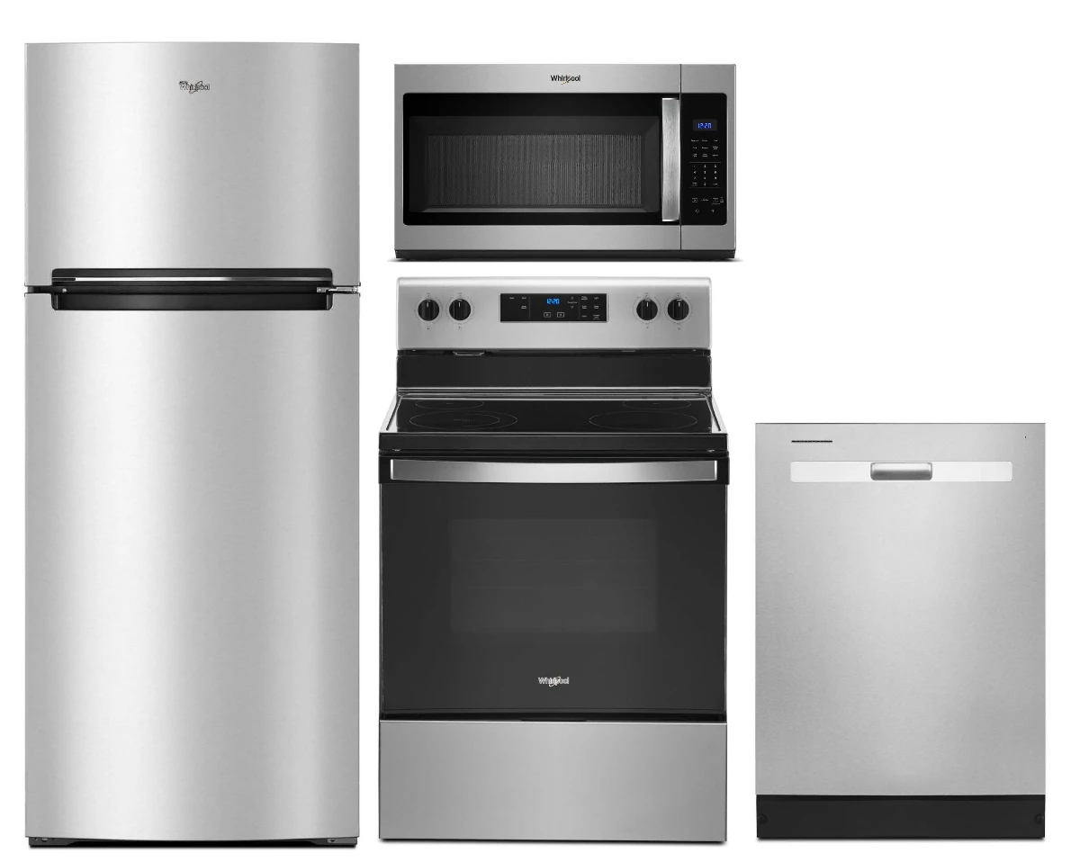 WHIRLPOOL Kitchen 4 Piece Package 549 3 WHIRLPOOL Kitchen 4 Piece Package 549