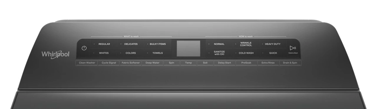 Open Box **Scratch And Dent** Whirlpool® 4.8 Cu. Ft. Chrome Shadow Top Load Washer 7 Open Box **Scratch And Dent** Whirlpool® 4.8 Cu. Ft. Chrome Shadow Top Load Washer - Image 5