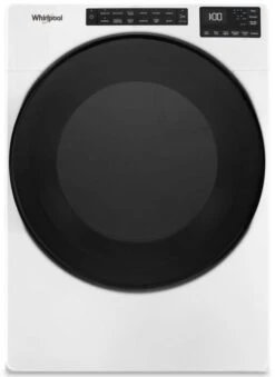 Whirlpool® 7.4 Cu. Ft. White Front Load Gas Dryer