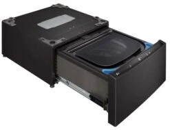 LG 1.0 Cu. Ft. Black Steel Pedestal Washer -Samsung LG Store 7683ccf1 dbb6 4e65 90e1 05a2457c2738