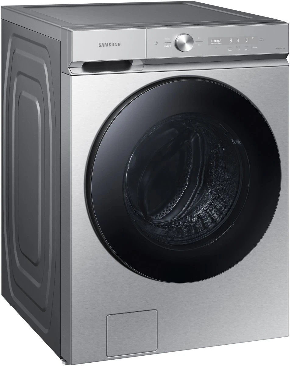 Samsung Bespoke 8700 Series 5.3 Cu. Ft. Silver Steel Front Load Washer 5 Samsung Bespoke 8700 Series 5.3 Cu. Ft. Silver Steel Front Load Washer - Image 3