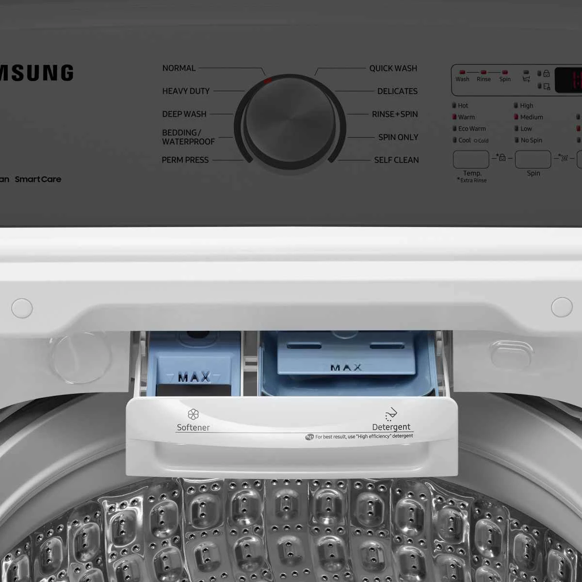 Samsung 5105 Series 4.9 Cu. Ft. White Top Load Washer 9 Samsung 5105 Series 4.9 Cu. Ft. White Top Load Washer - Image 7