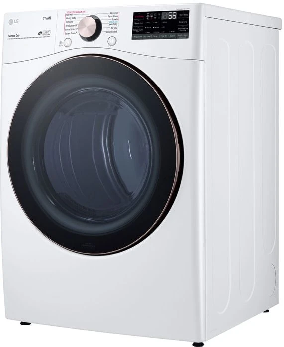 Open Box **Scratch And Dent** LG 7.4 Cu. Ft. White Front Load Gas Dryer 6 Open Box **Scratch And Dent** LG 7.4 Cu. Ft. White Front Load Gas Dryer - Image 4