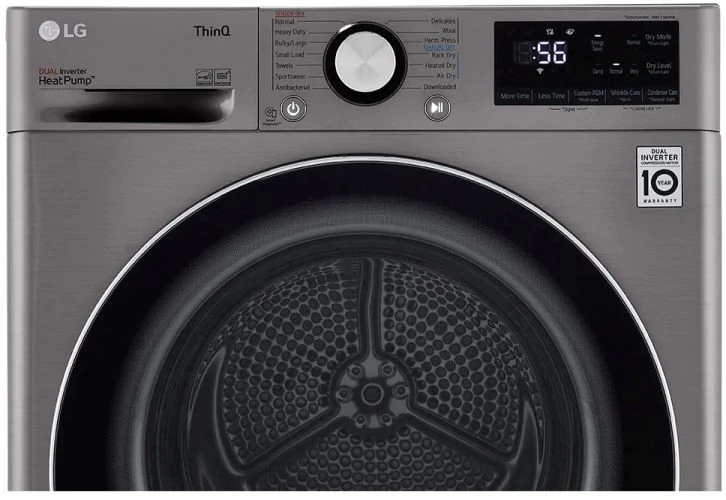 LG 4.2 Cu. Ft. Graphite Steel Front Load Electric Dryer 6 LG 4.2 Cu. Ft. Graphite Steel Front Load Electric Dryer - Image 4