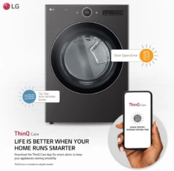 LG 7.4 Cu. Ft. Black Steel Front Load Electric Dryer 14 LG 7.4 Cu. Ft. Black Steel Front Load Electric Dryer -Samsung LG Store 8588e0a6 02ce 4872 8431 ad26b8fdad99