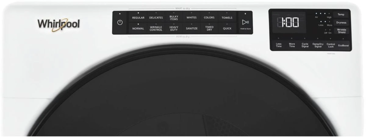Whirlpool® 7.4 Cu. Ft. White Front Load Electric Dryer 5 Whirlpool® 7.4 Cu. Ft. White Front Load Electric Dryer - Image 3