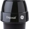 GE® 0.5 HP Black Continuous Feed Garbage Disposer