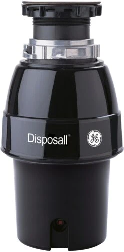 GE® 0.5 HP Black Continuous Feed Garbage Disposer