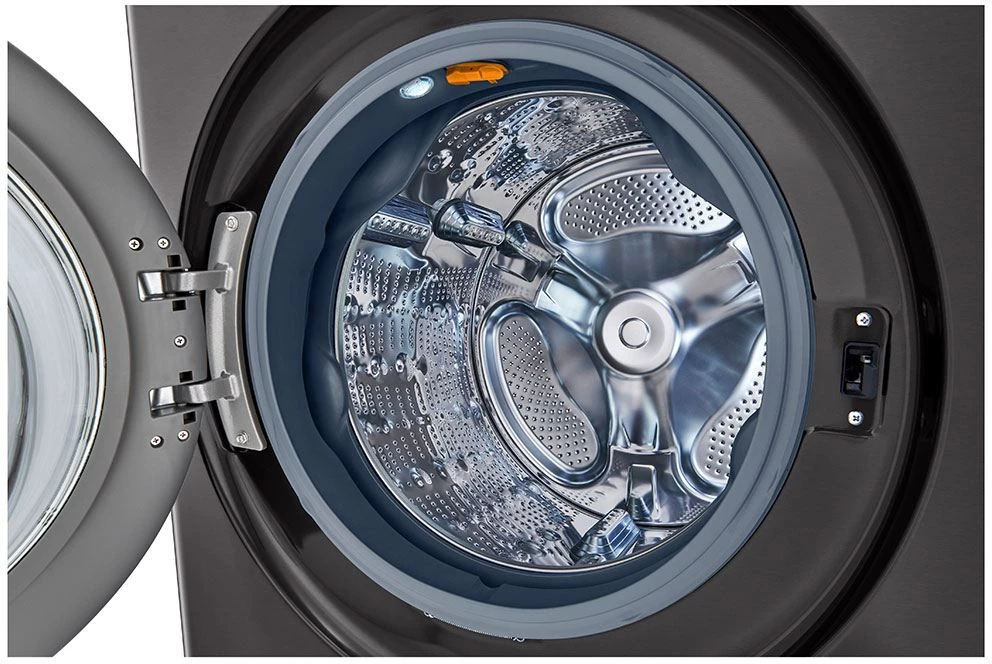 Open Box **Scratch And Dent** LG 4.5 Cu. Ft. Washer, 7.4 Cu. Ft. Electric Dryer Black Steel Front Load Stack Laundry 11 Open Box **Scratch And Dent** LG 4.5 Cu. Ft. Washer, 7.4 Cu. Ft. Electric Dryer Black Steel Front Load Stack Laundry - Image 9