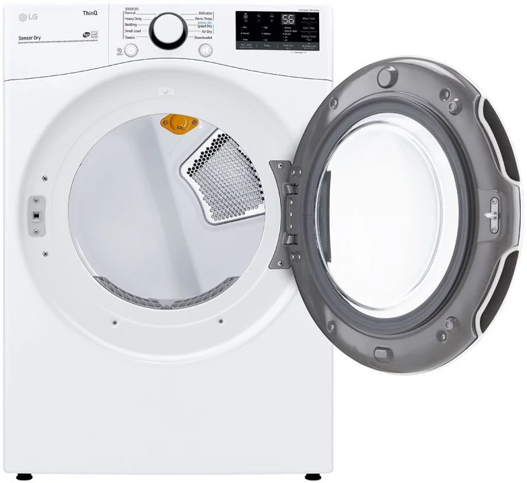 Open Box **Scratch And Dent** LG 7.4 Cu. Ft. White Front Load Electric Dryer 7 Open Box **Scratch And Dent** LG 7.4 Cu. Ft. White Front Load Electric Dryer - Image 5