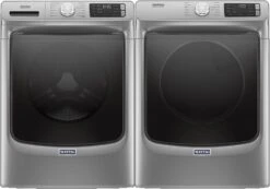 Maytag® Metallic Slate Front Load Laundry Pair