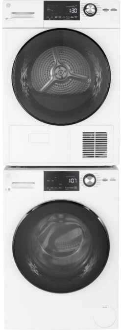 Open Box **Scratch And Dent** GE® 2.4 Cu. Ft. White Front Load Washer -Samsung LG Store 8ad9401c ef11 4477 861c 4aef92bc69e0