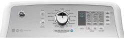 GE® 4.5 Cu. Ft. White With Silver Backsplash Top Load Washer -Samsung LG Store 8e063633 7dfe 47f9 8095 a1af9158083e