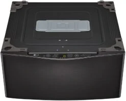 LG SideKick™ 1.0 Cu. Ft. Black Steel Pedestal Top Load Washer