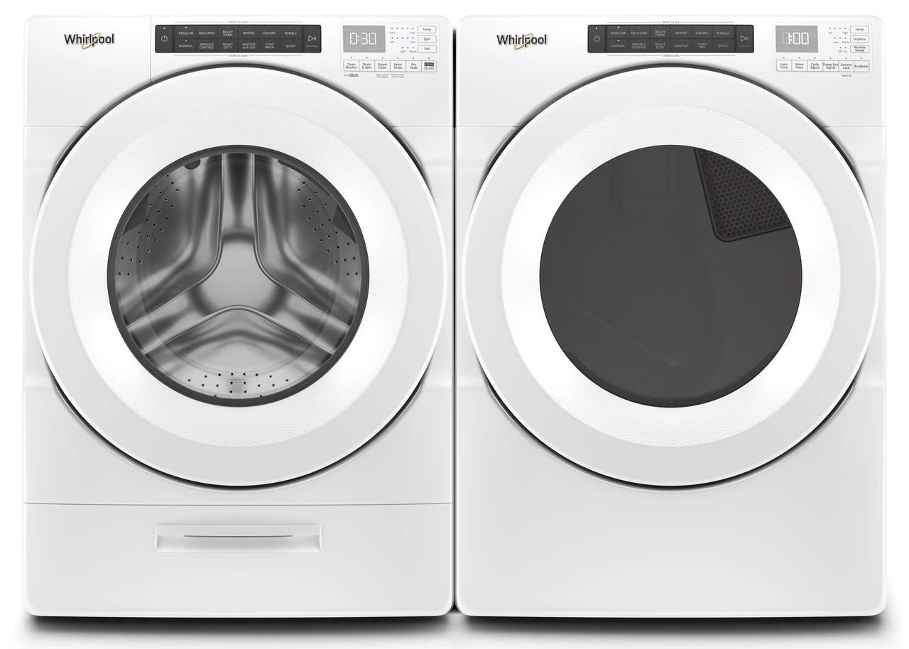 Open Box **Scratch And Dent** Whirlpool® 7.4 Cu. Ft. White Front Load Electric Dryer 6 Open Box **Scratch And Dent** Whirlpool® 7.4 Cu. Ft. White Front Load Electric Dryer - Image 4