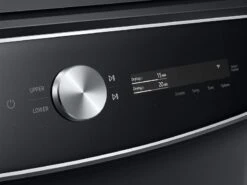 Open Box **Scratch And Dent** Samsung 7.5 Cu. Ft. FlexDry™ Brushed Black Smart Dial Electric Dryer -Samsung LG Store 929805b1 7789 4a6b 8620 dfab3594ef60