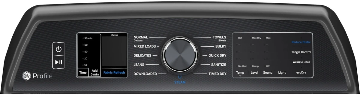 GE Profile™ 7.3 Cu. Ft. Diamond Gray Front Load Electric Dryer 7 GE Profile™ 7.3 Cu. Ft. Diamond Gray Front Load Electric Dryer - Image 5