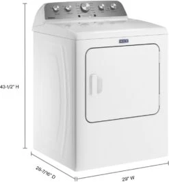 Maytag® White 7.0 Cu. Ft. Front Load Gas Dryer 21 Maytag® White 7.0 Cu. Ft. Front Load Gas Dryer -Samsung LG Store 9369256a f07e 4ea0 b358 dba16e8d889d
